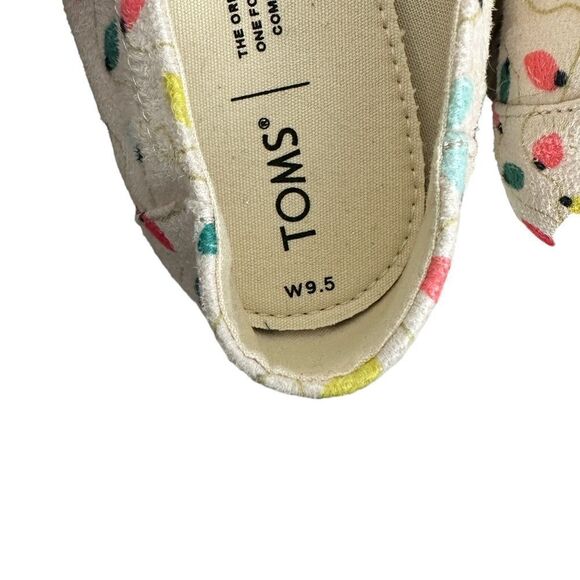 TOMS Wmn Belmont Natural Tree Lights Print size 9.5 - Picture 5 of 7